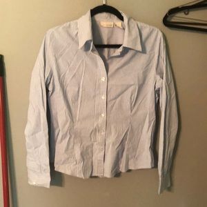 Kim Rogers button down long sleeve top
